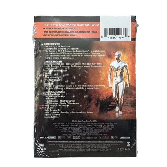 T2 Terminator 2: Judgment Day The Ultimate Edition DVD New in Box Collectible - Picture 2 of 3